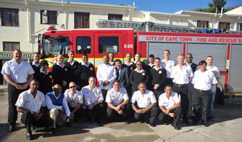 A fire alarm cued students to evacuate some. UCT thanks firefighters | University of Cape Town News