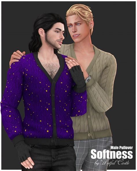 Softness Male Pullover Wistful Castle Sims 4 Dresses Maxis Match