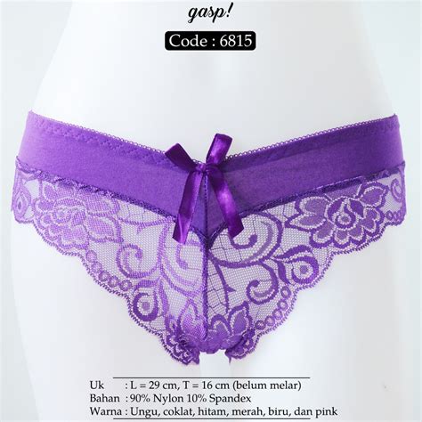 Jual Celana Dalam Sexy G String Transparan 6815 Gasp Shopee Indonesia