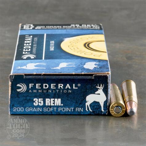35 Remington Ammunition For Sale Federal 200 Grain Soft Point Sp