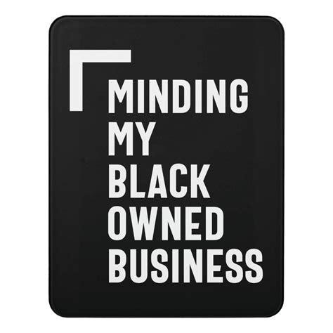 Minding My Black Owned Business Shirt Entrepreneur Door Sign Zazzle