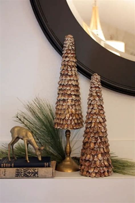 46 Diy Christmas Cone Trees ~