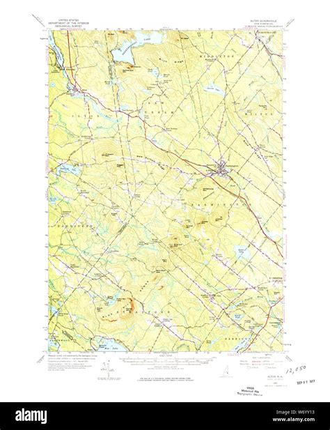 Map Of Alton New Hampshire Cut Out Stock Images And Pictures Alamy