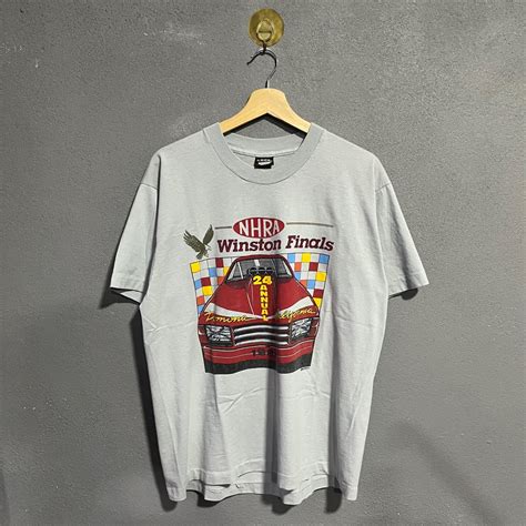 Xl Vintage 1988 Nhra Winston Final T Shirt Mens Fashion Tops