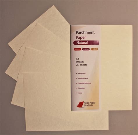 Parchment Paper 90gsm Natural Bulk Buy Uk