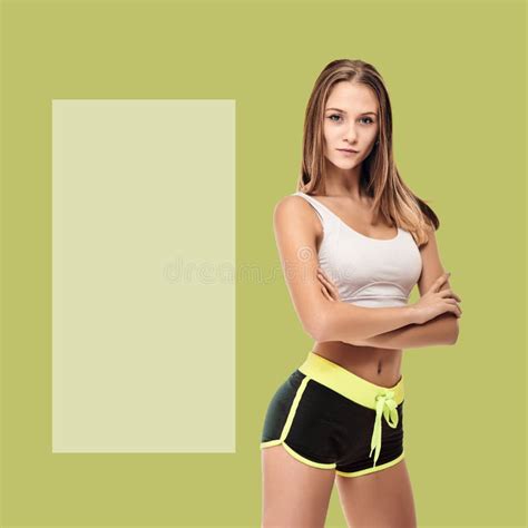 Athletic Woman In Sportswear Stock Photo Image Of Exercise Healthy