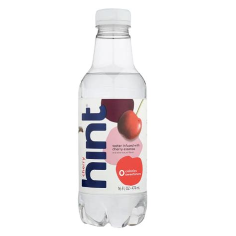 Hint Water Infused With Cherry 16oz Plantx Us