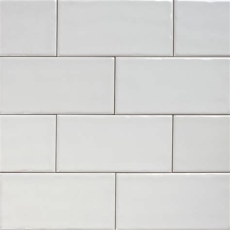 Subway White Gloss Wall Tiles 150×75 Classico Textured In Stretcher