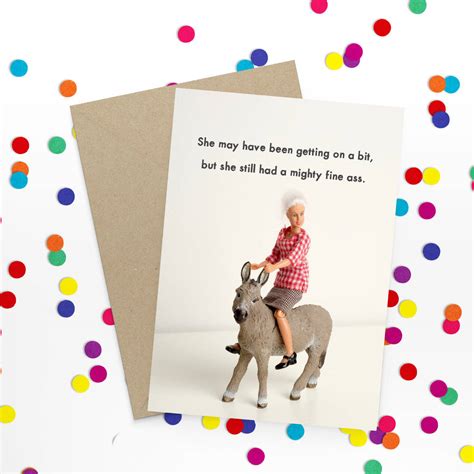 Funny Ass Birthday Card By Bold And Bright