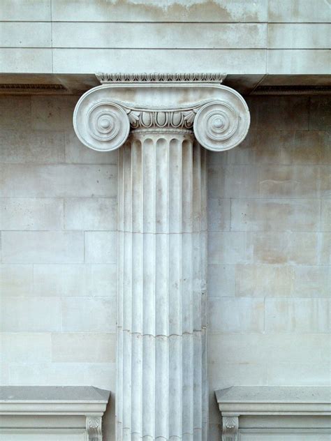 Ionic Column British Museum Ancient Greek Architecture