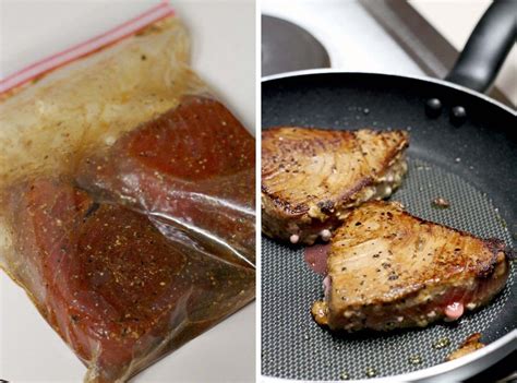 Buying tuna should start with researching sustainability. Six-Minute Seared Ahi Tuna Steaks | Recipe | Tuna steak ...