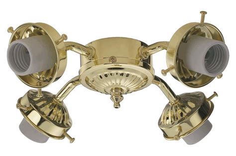 Whatever your reasons may be, a good budget option is one that will give you plenty of light as well. Quorum Four Light Polished Brass Fan Light Kit Polished ...