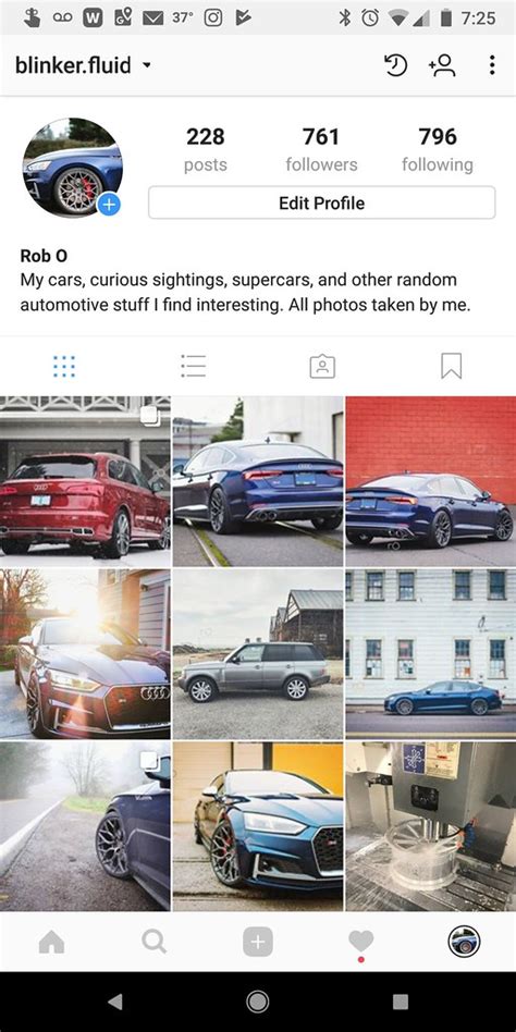 Instagram Profiles Car Stuff Blinkerfluid Rob Overcash