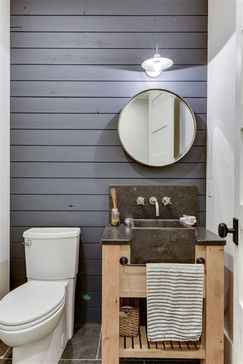 Cottagewood Residence Farmhouse Powder Room Minneapolis By