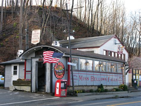 Postcards Miss Bellows Falls Diner Bellows Falls Vermont