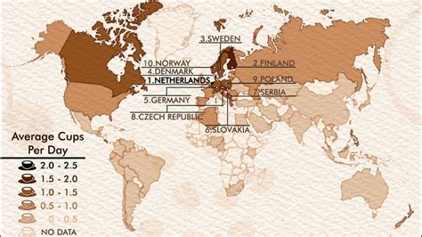 Setting Coffee Consumption Records Which Countries Drink It The Most