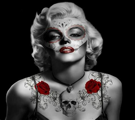 Pin By Lynn Schoenemann On Gothic Women Marilyn Monroe Tattoo