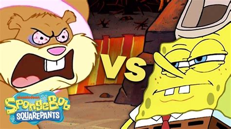 Spongebobs Top 5 Fights W Patrick And Sandy 🥊 Youtube