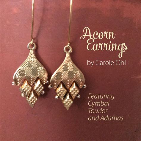 Acorn Earrings Tutorial By Carole Ohl Etsy Earring Tutorial Acorn