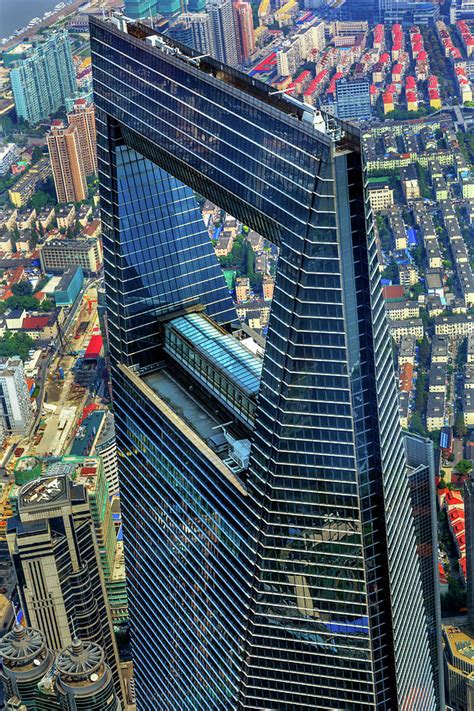 Shanghai World Financial Center Skyscraper China Photograph By William