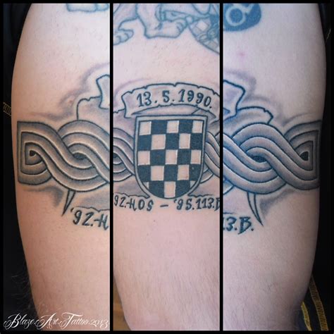 Croatian Tattoo Healed By Blazeovsky On Deviantart