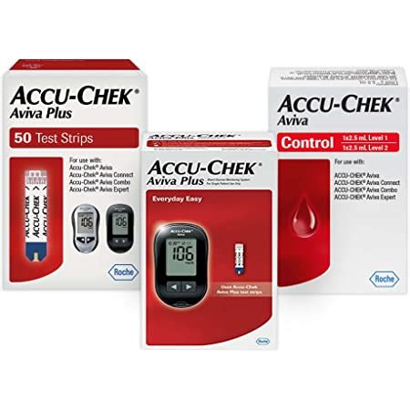 Amazon Com Accu Chek Aviva Glucose Monitor Kit For Diabetic Blood