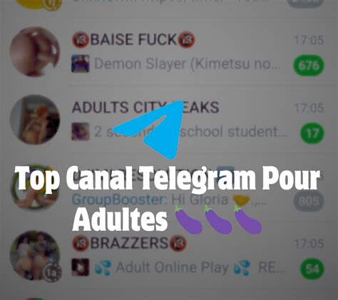 Top 10 Meilleurs Canals Telegram Pour Dultes En 2024 Top Astuces