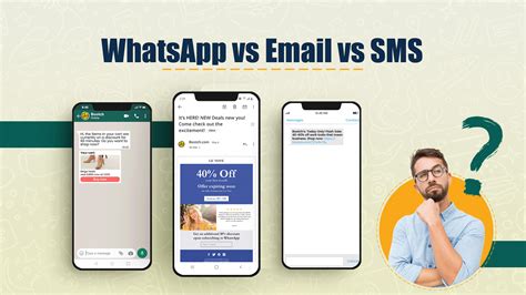 Whatsapp Vs Email Vs Sms A Marketers Choice