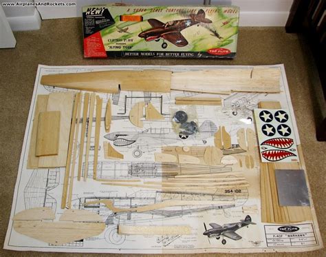 Top Flite P 40 Warhawk Cl Kit Airplanes And Rockets