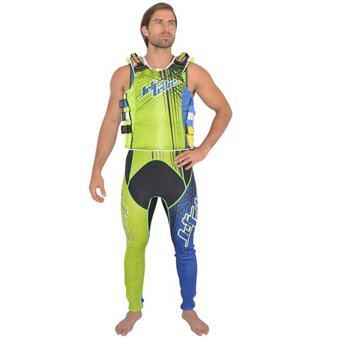 wetsuit spike blue green pwc jet ski ride and race freestyle race and more