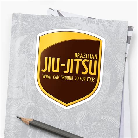 Jiu Jitsu Sticker By Popnerd Redbubble