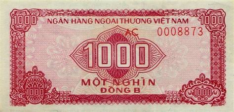 1000 Vietnamese Dong Foreign Exchange Certificate Exchange Yours