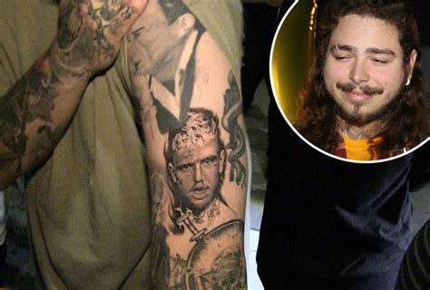 Post Malone Honors Lil Peep With Tattoo Rap Up