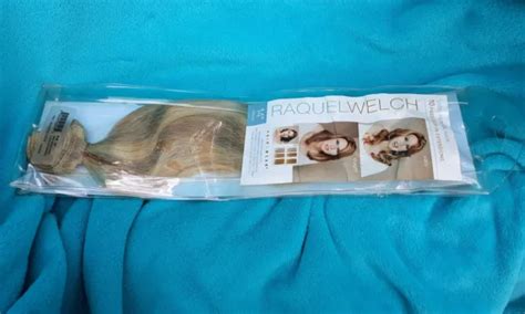 Raquel Welch Andhair U Wear Clip In Human Hair Extensions 14 R25 Ginger Blonde 75 00 Picclick