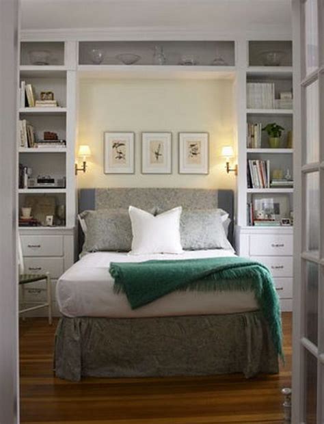 You may minimize out photos from magazines or books, place them in frames and cling them on the wall or arrange in small groups on dressers and bookcases. Creative Ways To Make Your Small Bedroom Look Bigger - Hative