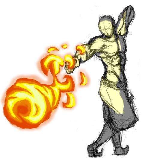 Firebending Punch By Moptop4000 On Deviantart Art Reference Poses