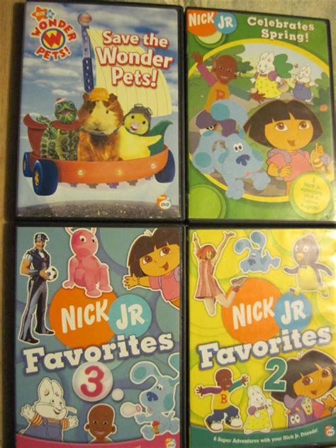 Lot Of 4 Nick Jr Wonder Pets Celebrate Spring And Favorites Dvds Ebay