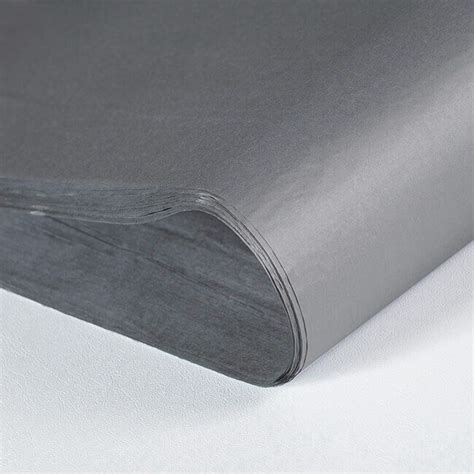 50 Sheets Grey Tissue Paper 20 X 30 500mm X 750mm Acid Free Ebay