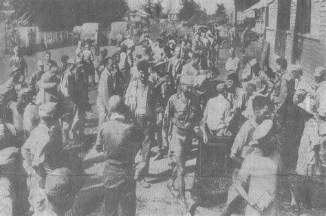 This Picture Taken In The Philippine Islands Shows The Liberated Pows