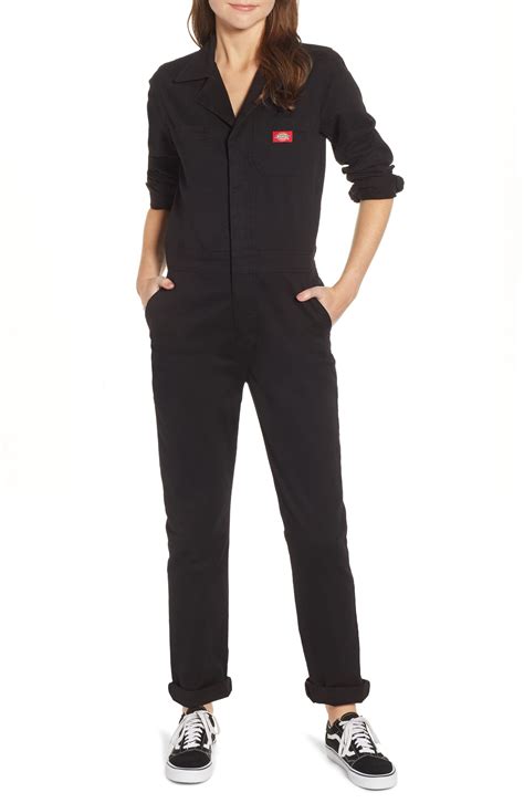 Women S Dickies Twill Coveralls Size Large Black Dickies Coveralls