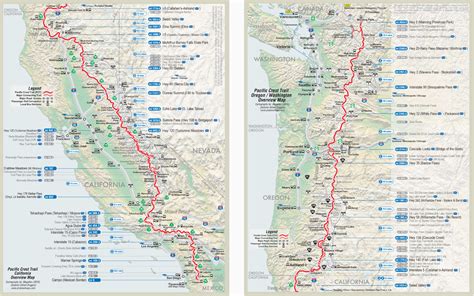 Pacific Crest Trail Map Southern California Secretmuseum