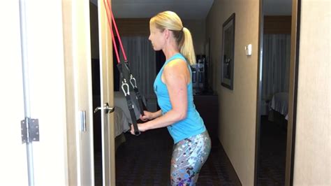 Resistance Band Tricep Extension Youtube
