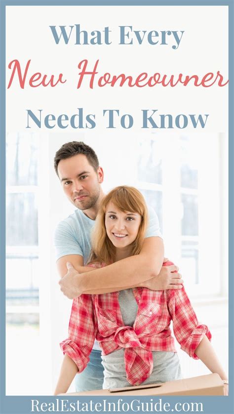 20 Things Every Homeowner Needs To Know Real Estate Info Guide