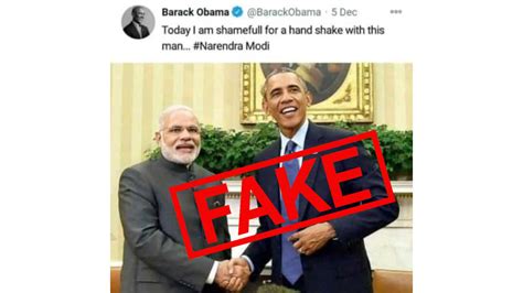 Fact Check News Barack Obama Did Not Snub Pm Narendra Modi On Twitter Over Farmers Protest