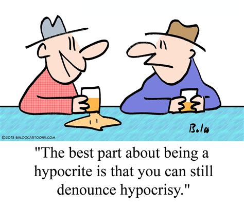 Baloos Cartoon Blog Hypocrisy Cartoon