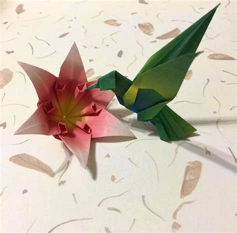 Paperpatty Origami Hummingbird John Montroll Origami Hummingbird