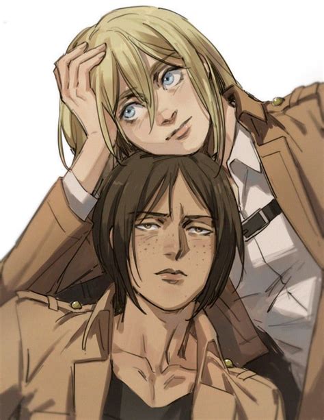 Two Anime Characters One With Blonde Hair And The Other Blue Eyes Both Wearing Trench Coats