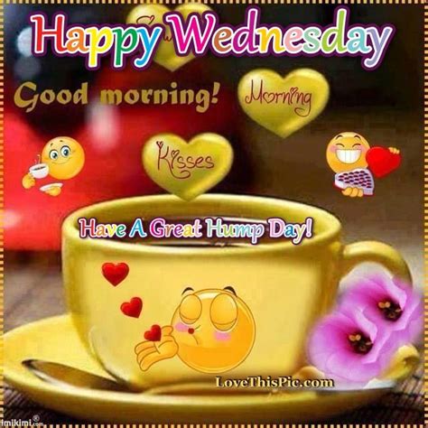 Happy Wednesday Good Morning Have A Great Hump Day Pictures Photos