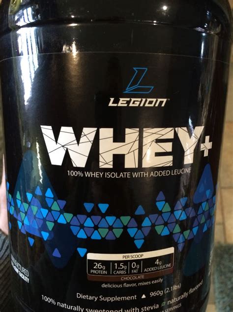 Both types of powder can be easily mixed into a shake for a quick snack or meal. Whey Better Protein Powder: Review of Legion Whey+ - Bob ...
