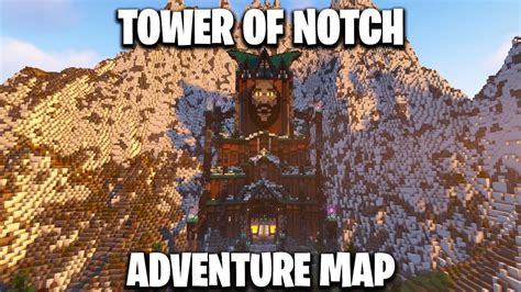 The Tower Of Notch Minecraft Adventure Map Youtube